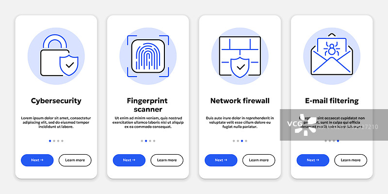 网络安全的入职界面图片素材