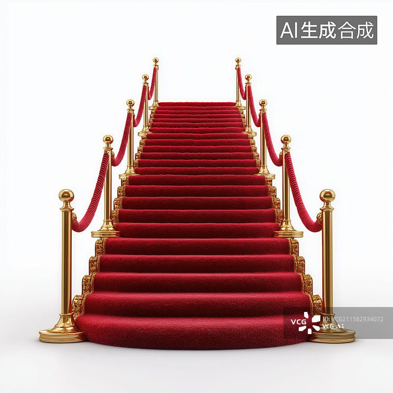 【AI数字艺术】红毯台阶典礼元素图片素材