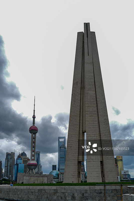 上海人民英雄纪念碑图片素材