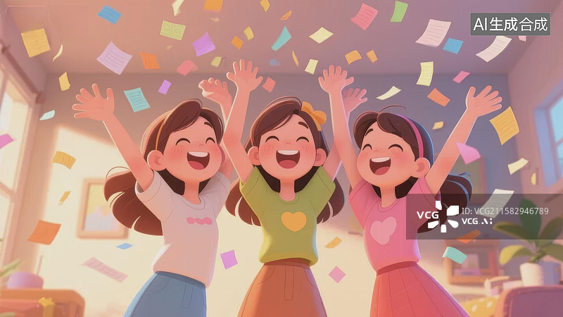 【AI数字艺术】欢乐时光庆祝时刻图片素材