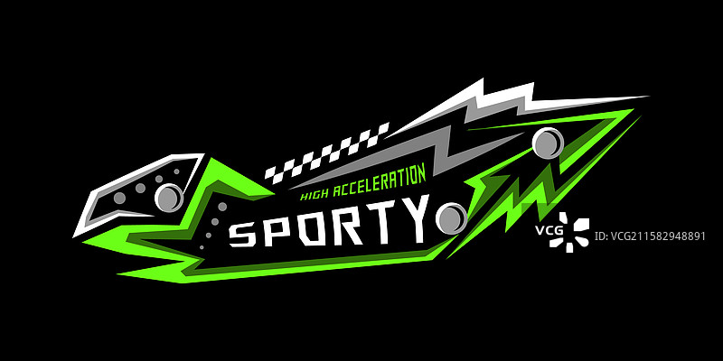 汽车贴纸抽象风格艺术包装图片素材