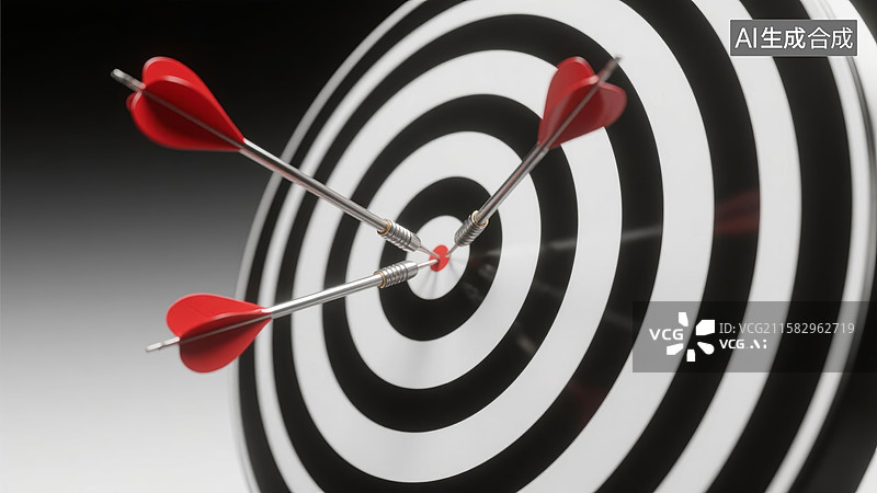 【AI数字艺术】飞镖靶精准箭靶场景图片素材