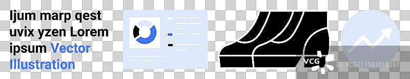 数据仪表板商业增长图表及步骤图片素材