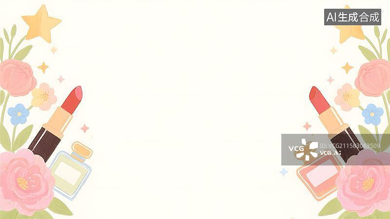 【AI数字艺术】2D卡通两侧图片素材