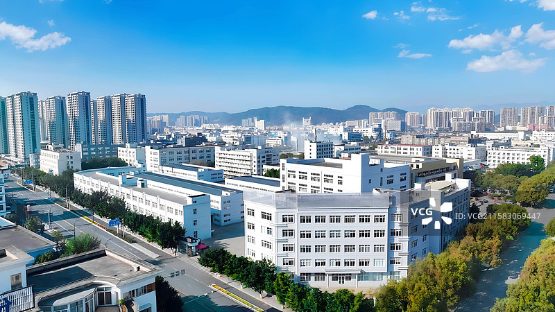 工厂全景图图片素材