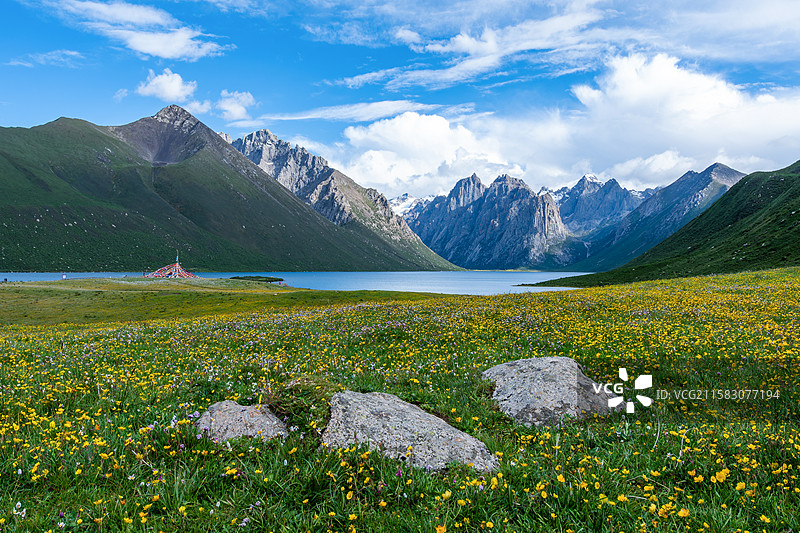 青海果洛藏族自治州年宝玉则国家地质公园图片素材