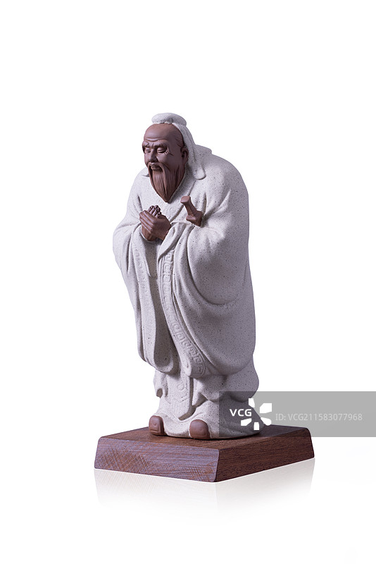 孔子像 白底图图片素材