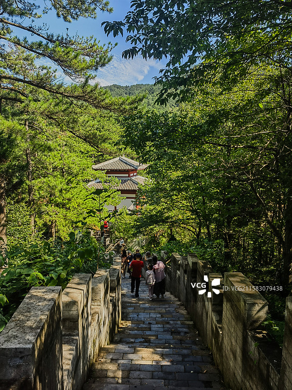 湖北安徽两省分界线，江淮分水岭风光图片素材