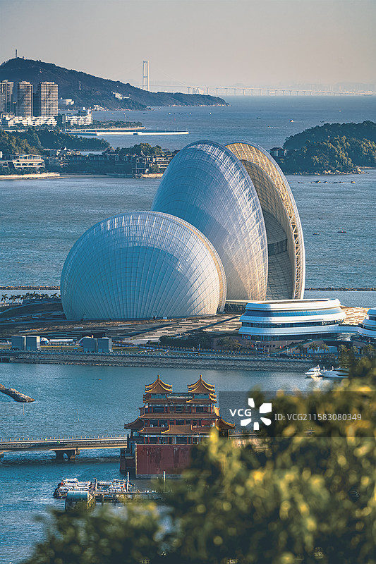 珠海日月贝歌剧院图片素材