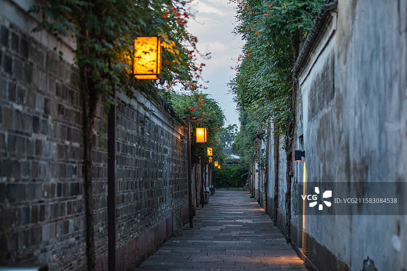 宁波镇海郑氏十七房建筑景色图片素材