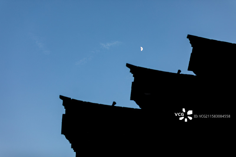 宁波镇海郑氏十七房建筑景色图片素材