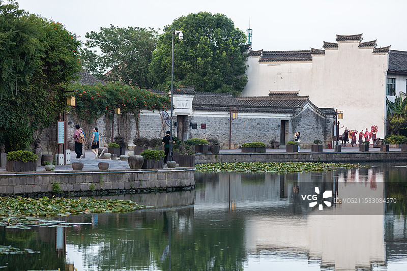 宁波镇海郑氏十七房建筑景色图片素材