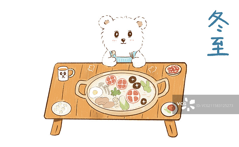 24节气之冬至图片素材