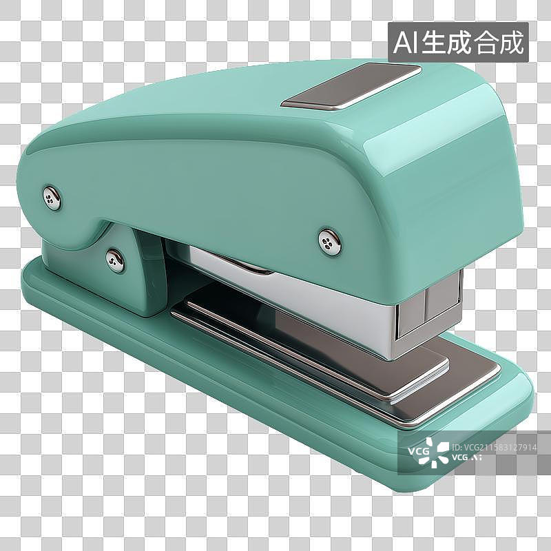 【AI数字艺术】3D风格办公主题之订书机元素图片素材
