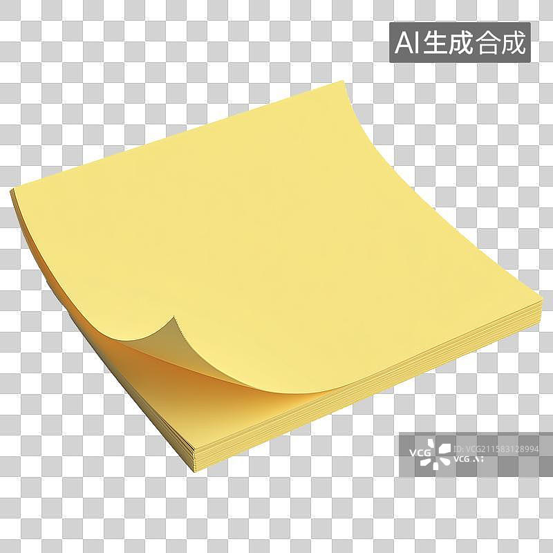 【AI数字艺术】3D风格办公主题之便利贴元素图片素材