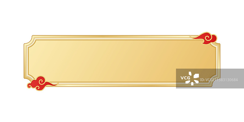 传统金色奢华标题框图片素材