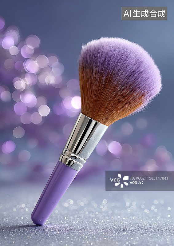 【AI数字艺术】一支紫色的化妆笔图片素材