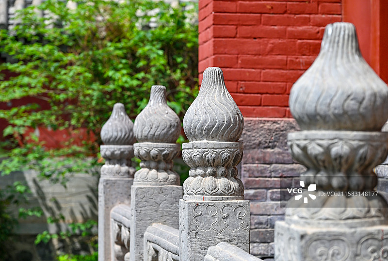 河南省郑州市登封市少室山嵩山少林寺图片素材