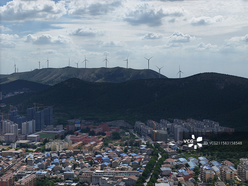 安徽萧县航拍图片素材