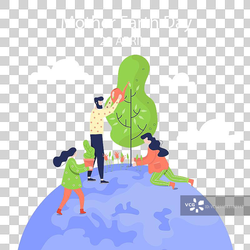 地球母亲日图片素材