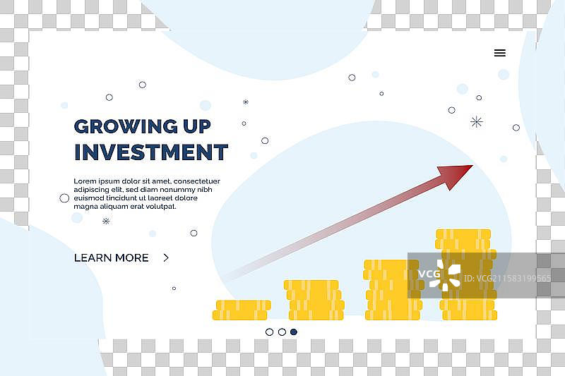 赚钱着陆页图片素材