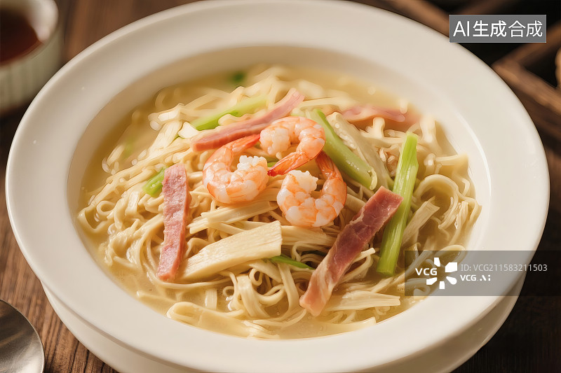 【AI数字艺术】扬州名菜，大煮干丝图片素材