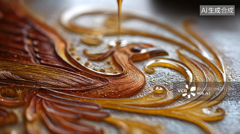 【AI数字艺术】传统糖画艺术展示图片素材