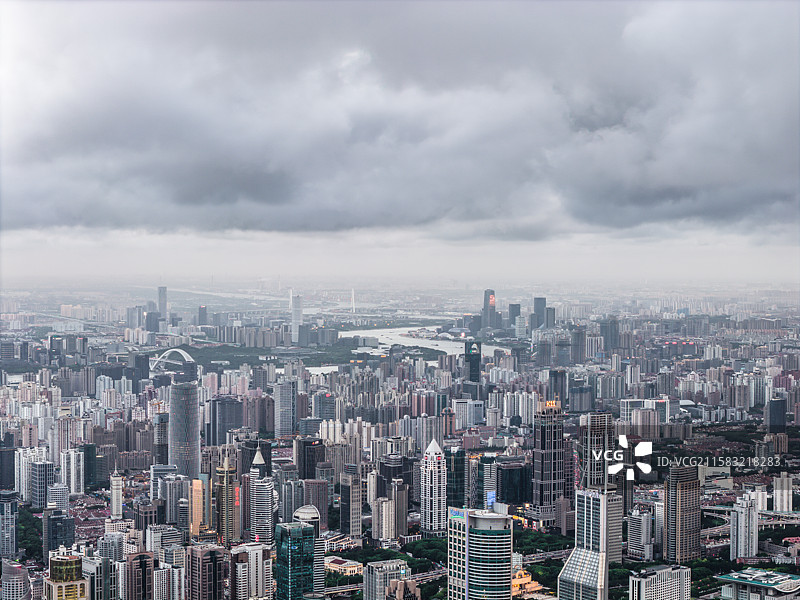 上海房地产楼房高楼大厦物业楼宇大楼密集耸立林立拥挤密度图片素材