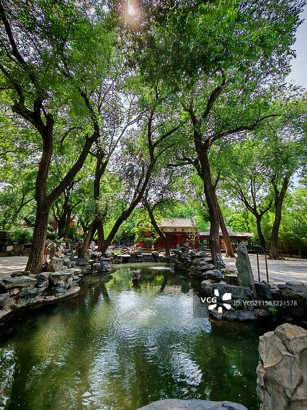 北京恭王府后花园图片素材