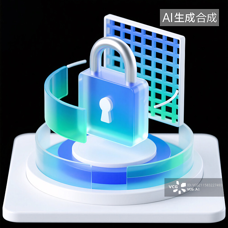 【AI数字艺术】3D金融图标插画图片素材