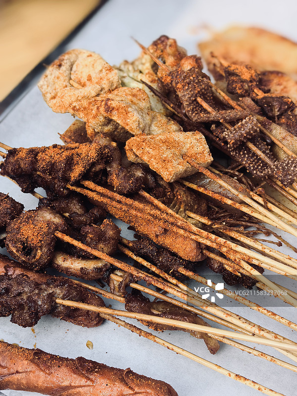 美食摄影烧烤肉串图片素材
