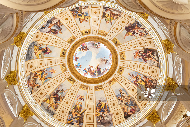 澳门巴黎人酒店壁画图片素材