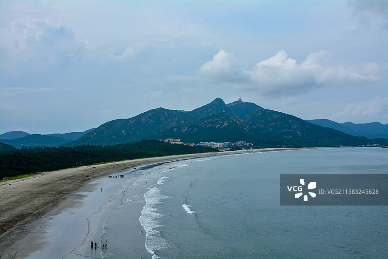 江门台山上川岛飞沙滩图片素材