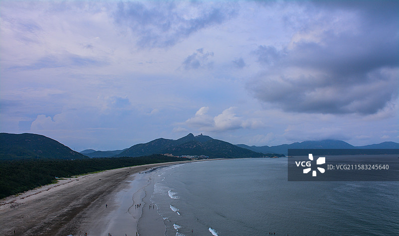 江门台山上川岛飞沙滩图片素材