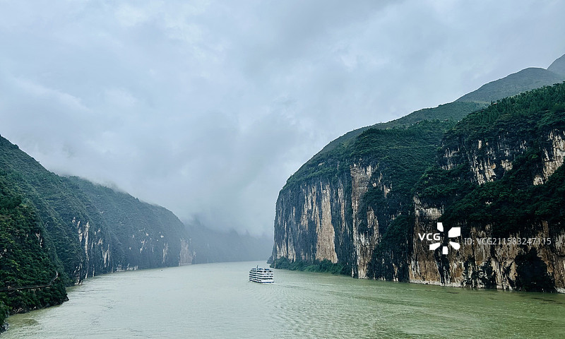 风光摄影三峡瞿塘峡长江重庆奉节图片素材