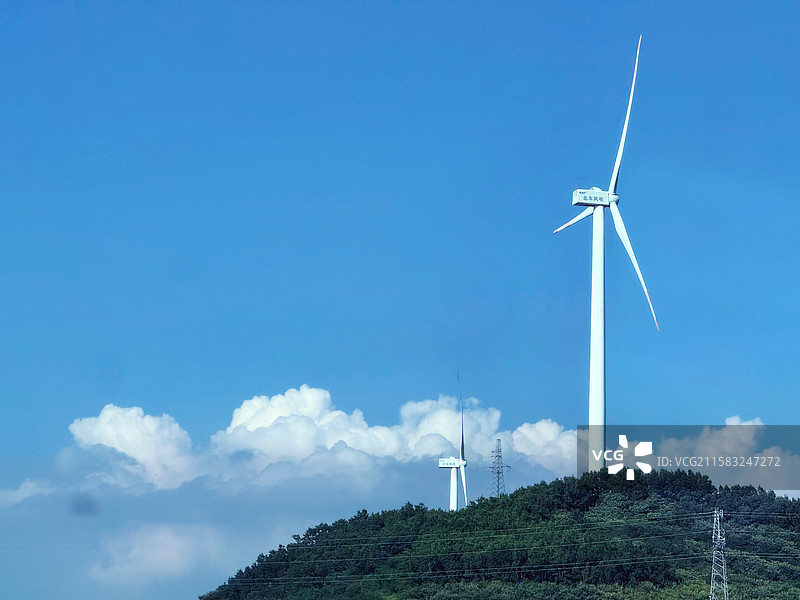 威海风力发电机图片素材