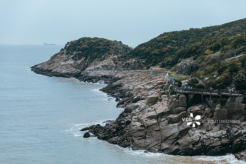 舟山桃花岛的海边图片素材