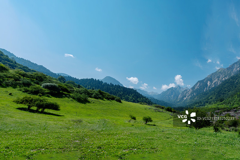 四川九寨沟后花园——中查沟图片素材