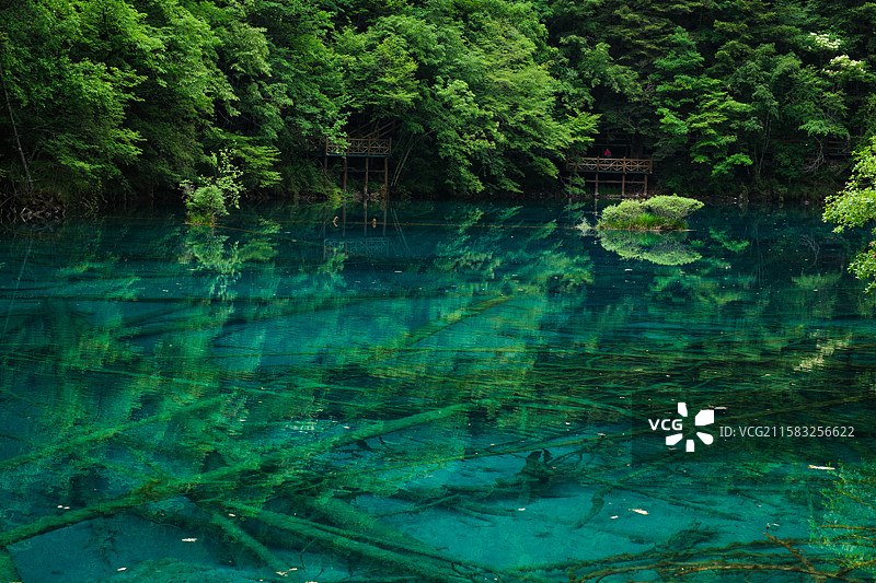 九寨沟卧龙海图片素材