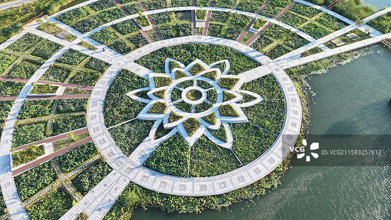 山东省济宁市微山岛百荷园图片素材