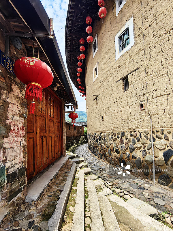 福建省，漳州市，土楼图片素材