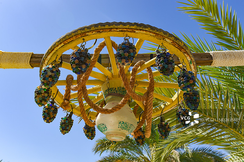 埃及沙漠绿洲特色民居灯具图片素材