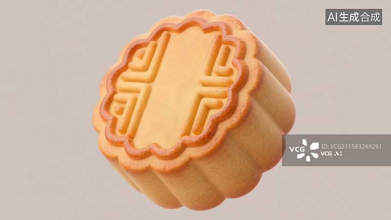 【AI数字艺术】中秋节美食烘烤月饼传统小吃节日习俗新国风中式氛围场景设计素材免扣元素3D三维立体卡通花纹LOGO留白图片素材