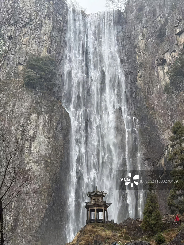 浙江省温州市文成县百丈漈图片素材