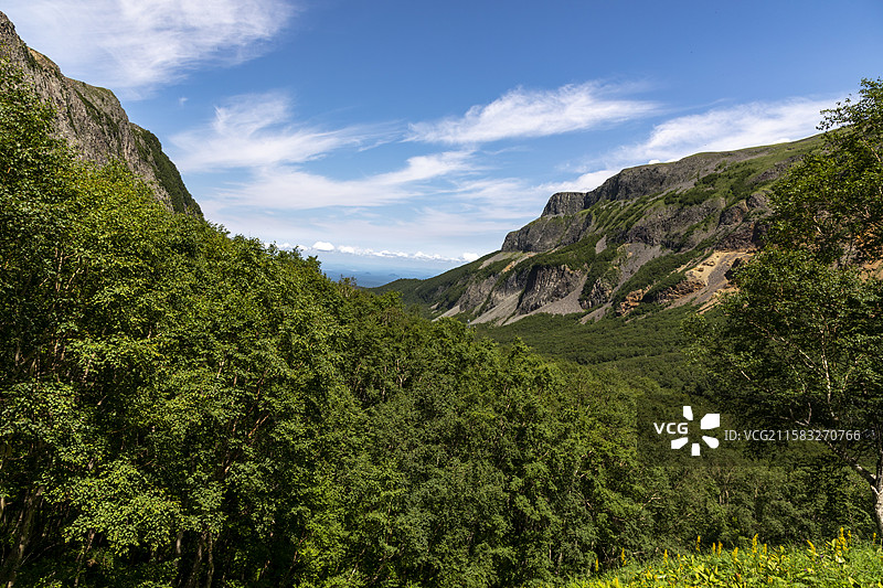 长白山北坡，吉林省延边朝鲜族自治州安图县，长白山自然保护区，5A级旅游景区图片素材