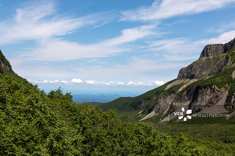 长白山北坡，吉林省延边朝鲜族自治州安图县，长白山自然保护区，5A级旅游景区图片素材