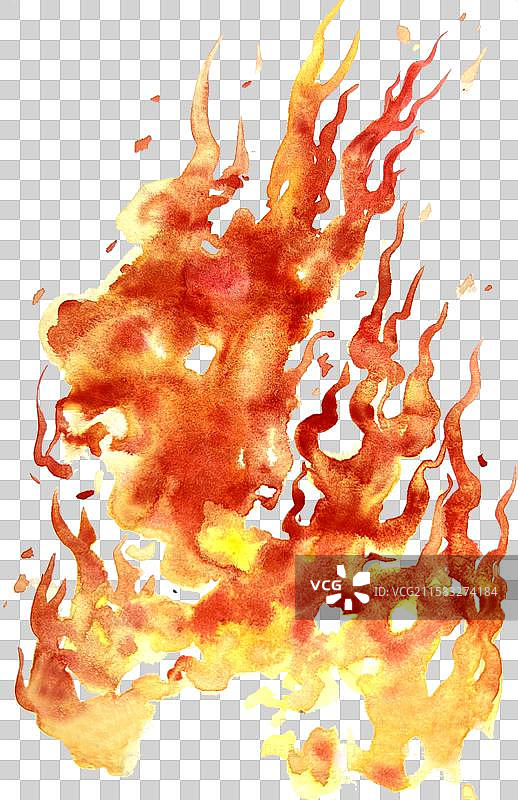 熊熊燃烧的火焰图片素材