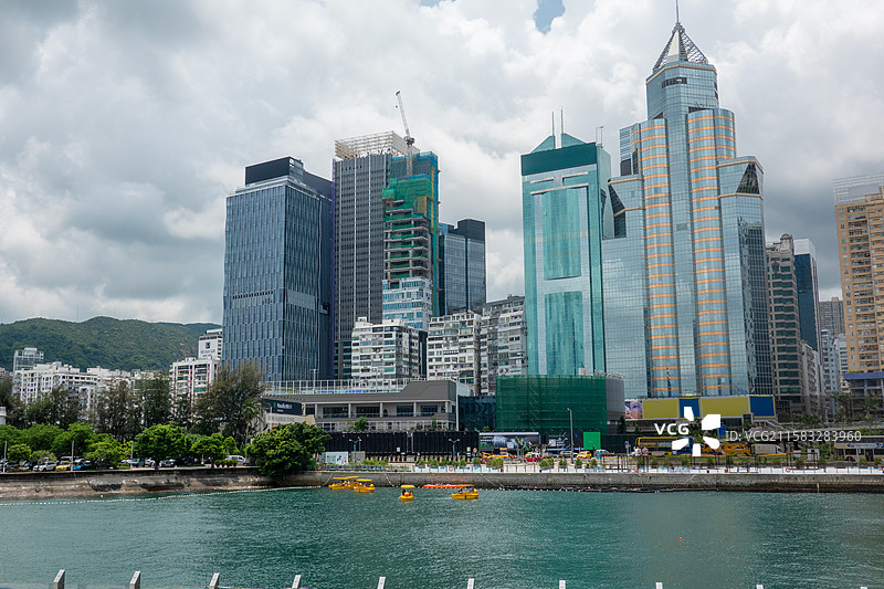 湾仔海滨长廊 湾仔水上运动及康乐主题区 香港旅游 香港景点 亲子互动 体育运动图片素材