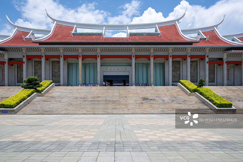 福建厦门集美嘉庚公园中的陈嘉庚纪念馆图片素材