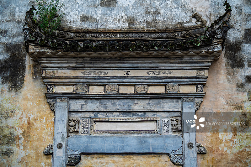 徽派建筑门楼图片素材